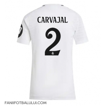 Real Madrid Daniel Carvajal #2 Tricou Fotbal Replică 2024-25 Femei Acasa